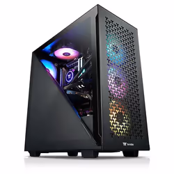 Thermaltake Kallisto Midi Tower Ryzen 5 5600X 16Go 1To SSD GeForce RTX 3060 Win10 Home PC Noir