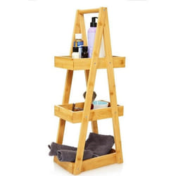 Étagère salle de bain - Blumfeldt Bambuswald - 26 x 66 x 18 cm - Résistant à leau - En bambou