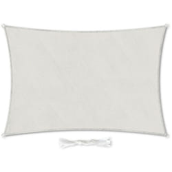 Blumfeldt - Voile solaire rectangulaire - 2x3 m - perméable à l 'air - gris clair