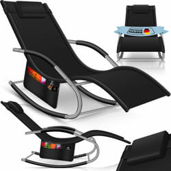 Kesser - Chaise longue Relax Chaise longue à bascule Chaise de jardin Chaise de jardin pliable Chaise longue Fauteuil à bascule Fauteuils relax