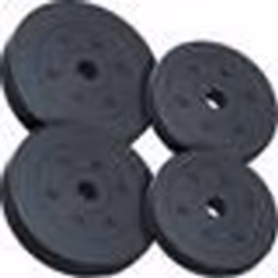Disques de Poids - SCSPORTS - 15 kg - 2 x 25 kg - 2 x 5 kg - Plastique Silencieux