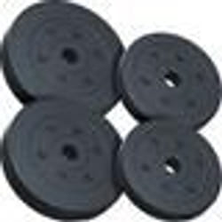 Disques de Poids - SCSPORTS - 15 kg - 2 x 25 kg - 2 x 5 kg - Plastique Silencieux