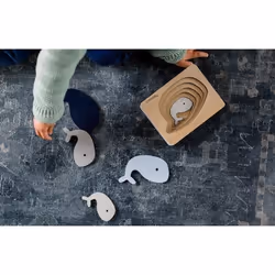 Kindsgut Tier-Puzzle Wal Puzzle à formes Animaux