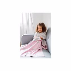 Kindsgut KA00032017N couvre-jambe de poussette pour bébé Couverture Coton Gris, Rose