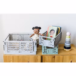 Kindsgut SK00012017N Boîte de rangement Autonome Vert, Gris