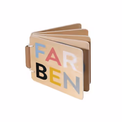Kindsgut Holzbuch Farben, Livre en bois, 5 pages, 1 an(s), Bois, 180 g
