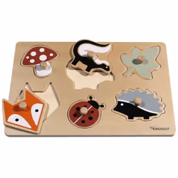 Kindsgut Steckpuzzle, 6 pièce(s), Animaux, 1 an(s)