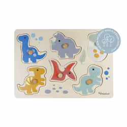 Kindsgut Dinos Puzzle à formes 6 pièce(s) Dinosaures