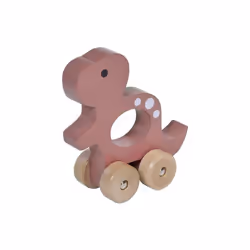 Kindsgut T-Rex, Dinos, 18 mois, 4 roue(s), Marron, Bois, 150 g