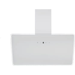 Hotte d'aspiration 90 cm Hotte inclinée sans tête 90 cm blanc A++ Recyclage de l'air LED Respekta