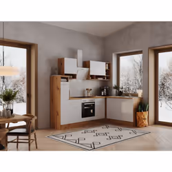 Bloc cuisine composé de: Cuisinière encastrée incl. Plaque de cuisson en vitrocéramique , classe d'efficacité énergétique A,  ...