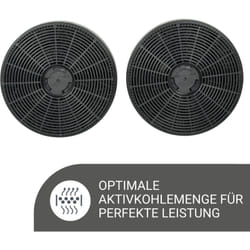 Filtre à charbon actif Filtre à charbon actif pour hotte aspirante à recyclage d'air miz 1110 - Respekta