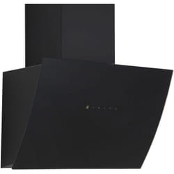Hotte d'aspiration 60cm Hotte inclinée noire à circulation d'air led - Respekta