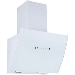 Hotte d'aspiration 60cm Hotte inclinée blanche à circulation d'air led - Respekta