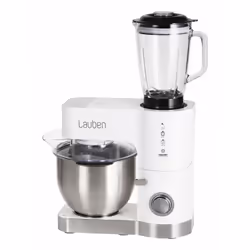 Lauben LBNKM1200WT robot de cuisine 1200 W 5,5 L Acier inoxydable, Blanc