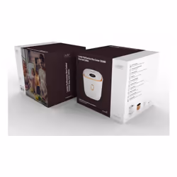 Lauben LBRCMMRC120WA cuiseur à riz 1,2 L 300 W Or rose, Blanc - Vue supplémentaire 7