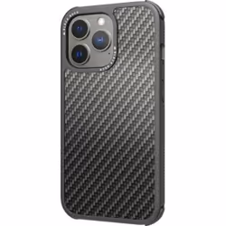 Hama Robust Real Carbon, Housse, Apple, iPhone 13 Pro, 15,5 cm (6.1"), Noir