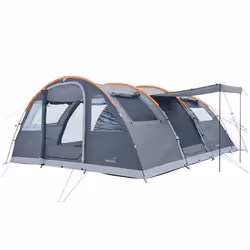 Tente tunnel familaile camping 6 personnes - Skandika Gotland 6 Sleeper Protect - Tapis de sol cousu - Cabine noire - 540 x 4 ...