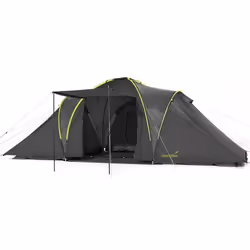 Tente de camping familiale dôme - Skandika Daytona 6 - 3 cabines - 6 personnes - Grand séjour - Marquise