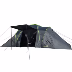 Tente familiale dôme - Skandika Daytona XXL - 6 personnes - 570 x 390 cm - 3 cabines de couchage