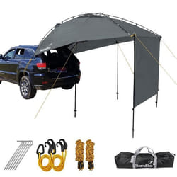 Voile dombrage SUV/Voiture Skandika - Auvent Protection Solaire hayon Coffre arrière - Tente Pare-Soleil