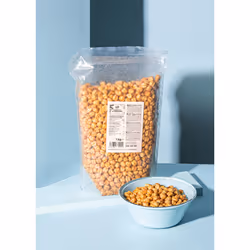 KoRo KICH_002, 81% pois chiches, huile de tournesol, préparation d'épices (sel, épices [ail, oignon, paprika],..., Espagne, É ...