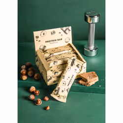 KoRo RIEGEL_009_T12, Dattes*, sirop de coco*, beurre de cacao*, protéines de pois* (12 %), protéines de riz* (11 %),..., Pays ...
