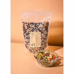 KoRo KERNE_001, Allemagne, Graines de tournesol, graines de courge, mélange de haricots et de pois, grillés, salés (19%..., 5 ...