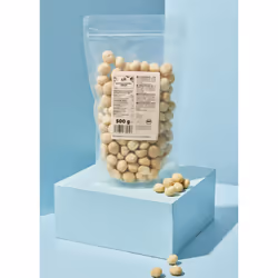 KoRo MACA_012, 100 % NOIX de MACADAMIA* *Issues de l'agriculture biologique, 734 kcal, 3021 kJ, 5,1 g, 8,5 g, 11 g