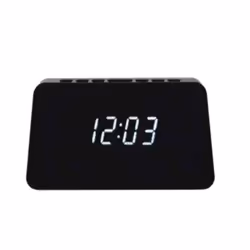 AIC WM3020i, Réveil numérique, Noir, FM, LED, Blanc, 1 pièce(s)