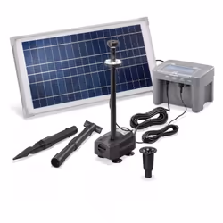 Voici un kit de pompe de bassin solaire autonome pour réaliser, sans électricité et sans gros travaux, des jeux d'eau dans un ...