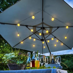Guirlande lumineuse - ESOTEC - GUS259 - 20 ampoules LED blanc chaud - 12 m - Solaire