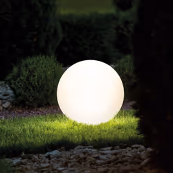 Des couleurs pleines d'ambiance - la boule lumineuse multicolore Solar Siena 50 cm La boule lumineuse solaire s'adapte aussi  ...
