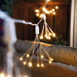 Petits concentrés d'énergie - Guirlande lumineuse décorative solaire "Cierge magique " La période de Noël et du Nouvel An nou ...