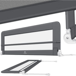 Kesser - Barrière de lit Barrière de lit pour enfants Barrière de lit pour bébés Barrière de lit pour enfants Gris foncé / 150cm