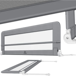 Kesser - Barrière de lit Barrière de lit pour enfant Barrière de lit pour bébé Barrière de lit pour enfant Gris clair / 150cm