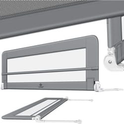 Kesser - Barrière de lit Barrière de lit pour enfant Barrière de lit pour enfant 180cm / Gris clair