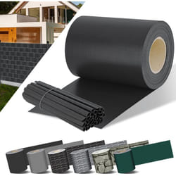 Kesser - pvc Bandes de protection visuelle Rouleau de protection visuelle Grillages à double fils Opaque Résistant aux intempéries et au vent Film de