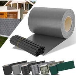 Kesser - pvc Bandes de protection visuelle Rouleau de clôture à double barreaux Opaque Résistant aux intempéries et au vent Film de clôture