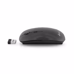 MediaRange MROS215, Droitier, Optique, RF sans fil, 1600 DPI, Noir