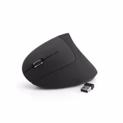 MediaRange MROS233, Gauche, Conception verticale, Optique, RF sans fil, 1600 DPI, Noir
