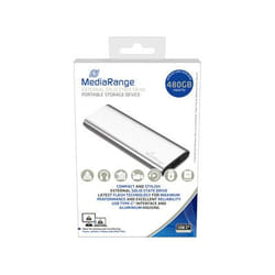 MediaRange MR1102 lecteur à circuits intégrés externe 480 Go Argent