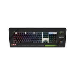 MediaRange MRGS101 clavier USB QWERTZ Allemand Noir, Argent