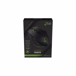 MediaRange MRGS203, Droitier, Optique, USB Type-A, 5000 DPI, Noir