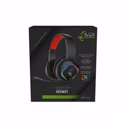MediaRange MRGS301, Avec fil, Jouer, 20 - 20000 Hz, 340 g, Casque, Noir, Rouge