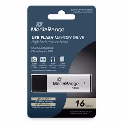 MediaRange MR1899 lecteur USB flash 16 Go USB Type-A 3.2 Gen 1 (3.1 Gen 1) Noir, Argent