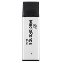 MediaRange MR1900 lecteur USB flash 32 Go USB Type-A 3.2 Gen 1 (3.1 Gen 1) Noir, Argent