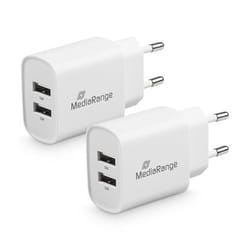 MediaRange MRMA114 chargeur d'appareils mobiles Smartphone, Tablette Blanc Secteur Intérieure
