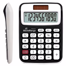 MediaRange MROS190 calculatrice Bureau Calculatrice basique Noir, Blanc - Vue supplémentaire 2