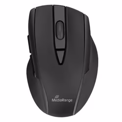 MediaRange MROS217, Droitier, Optique, Bluetooth, 2400 DPI, Noir
